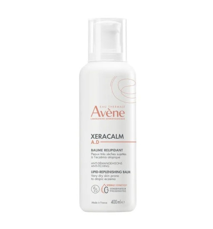 AVENE – XeraCalm A.D Baume relipidant Peaux très sèches à tendance atopique, 400 ml