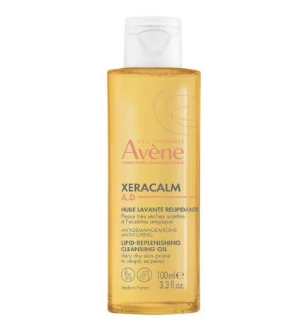 AVENE – XeraCalm A.D Huile lavante relipidante Peaux très sèches sujettes à l’eczéma atopique, 100 ml