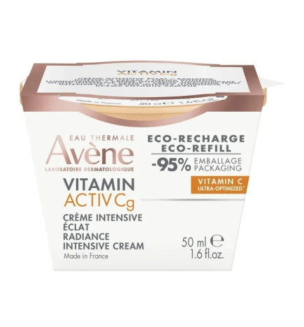 AVENE – Vitamin Activ CG Éco-recharge Crème intensive éclat, 50 ml