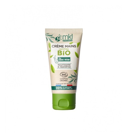 MKL – Crème Mains certifiée Bio Aloe Vera, 50 ml