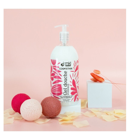 MKL – Cosm’Ethik Gel Douche Lait d’Ânesse Bio, 1 L