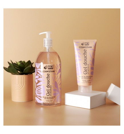 MKL – Gel Douche Pêche Blanche Bio, 1 L