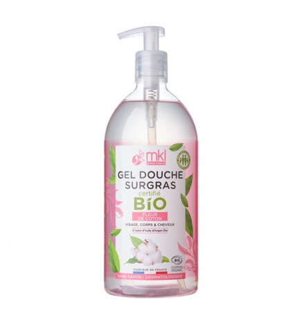 MKL – Gel Douche Fleur de Coton certifié Bio, 1 L