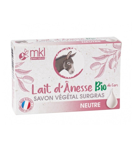 MKL – Savon Neutre au Lait d’Ânesse Bio, 100 g