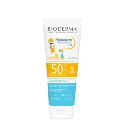 Bioderma – Photoderm Pediatrics, lait solaire SPF50+ enfants, 200 ml