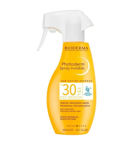 Bioderma – Photoderm spray solaire invisible SPF30, 300 ml