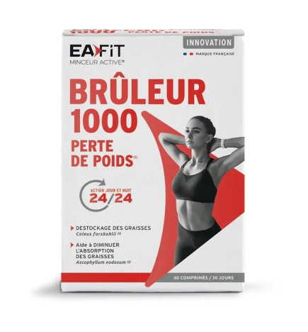 Eafit – Brûleur 1000 Perte De Poids Jour Nuit x60 Comprimés