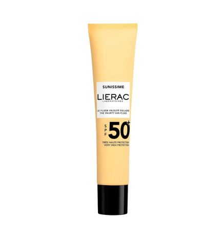 Lierac – Sunissime Fluide Velouté Solaire SPF50 Visage et Tout Type de Peau, 40 ml