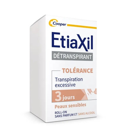 ETIAXIL – Détranspirant tolérance confort+ aisselles roll-on, 2 x 15 ml