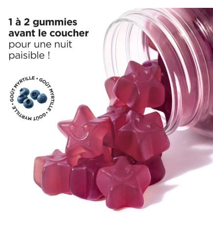 Lot Anti-Gaspi De 3 Boîtes Lashilé Beauty Good Night Gummies - DLUO 06/2024 - 60 Gommes/Boîte