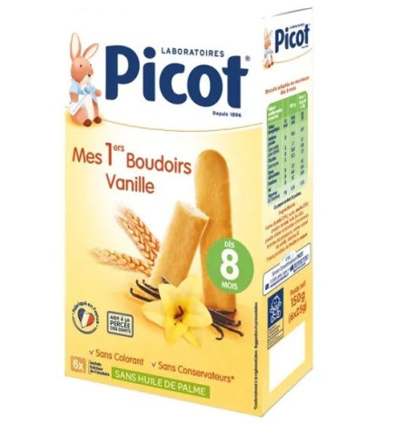 Picot – Mes 1ers Boudoirs Vanille Dès 8 Mois x 24