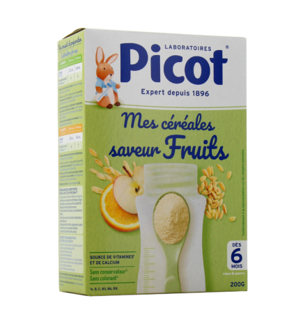 Picot – Mes Céréales Fruits Dès 6 Mois 200g