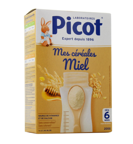 Picot – Mes Céréales Miel Dès 6 Mois 200g