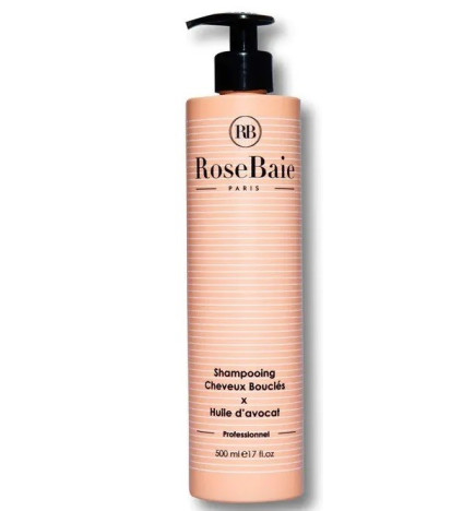 RoseBaie – Shampoing Cheveux Bouclés, Frisés & Crépus, 500 ml