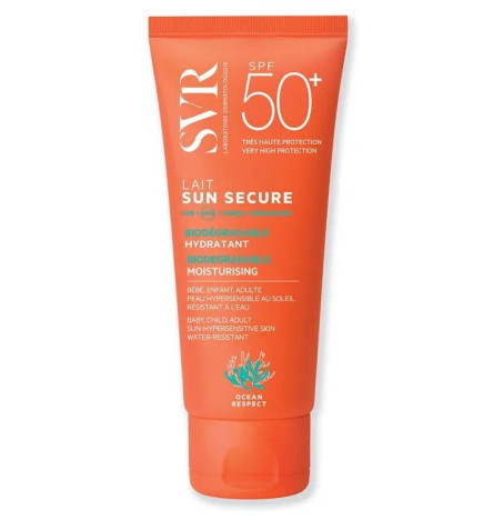 SVR – Sun Secure Lait Hydratant et Invisible SPF50+, 100 ml