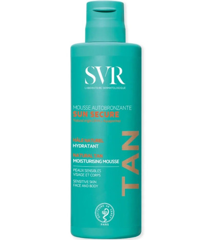 SVR – Sun Secure Mousse Autobronzante Hâle Naturel Hydratante, 150 ml