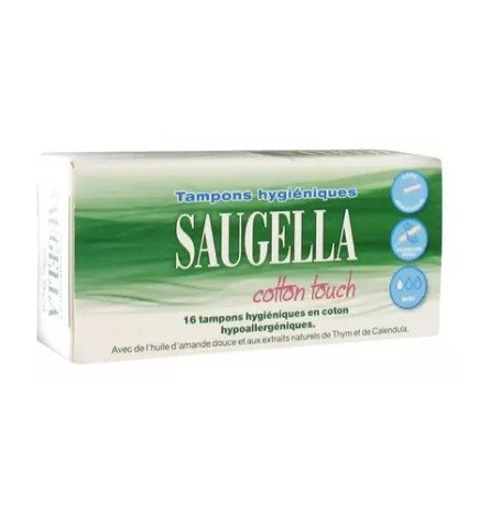 Saugella – Cotton Touch Tampons Hygiéniques Mini, x16