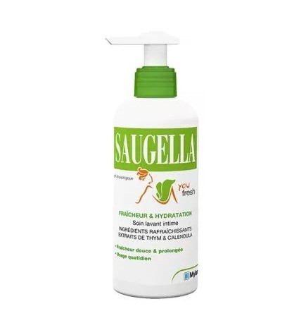 Saugella – You Fresh Fraîcheur & Hydratation Soin Lavant Intime, 200 ml