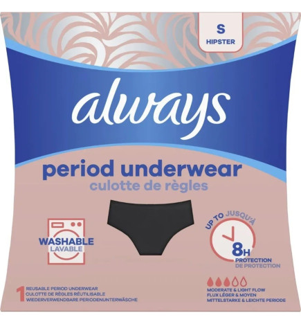ALWAYS – Culotte menstruelle flux moyen à abondant, taille S