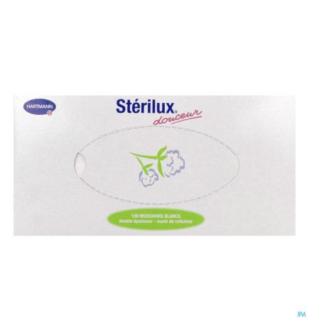 Hartmann – Sterilux Douceur Boite De 100 Mouchoirs