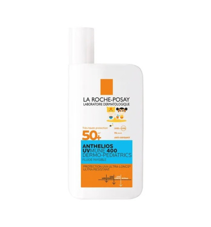 La Roche-Posay – Anthelios UVMune 400 Dermo-Pediatrics fluide solaire invisible, 50 ml