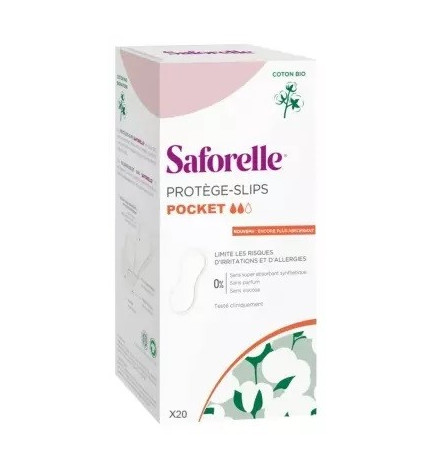 Saforelle – Protège-slips pocket, x20