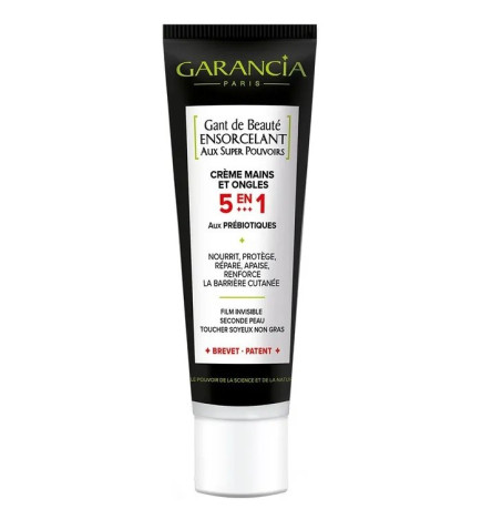 Garancia – Gant de Beauté Ensorcelant Super Pouvoirs Crème Mains et Ongles 5 en 1, 50 g