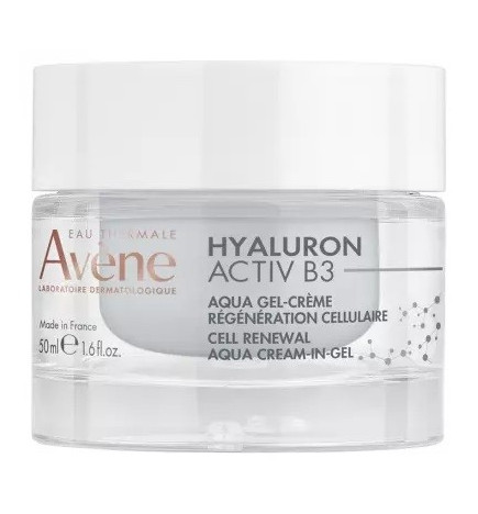 AVENE – Hyaluron Activ B3 Aqua gel-crème régénération cellulaire, 50 ml