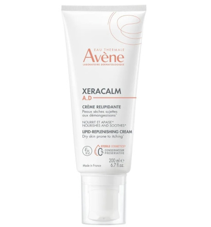 AVENE – XeraCalm A.D Crème relipidante corps Peaux sèches à tendance atopique, 200 ml