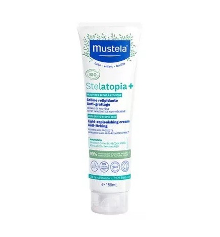 Mustela – Stelatopia+ Crème Relipidante Anti-Grattage Bio 150 ml