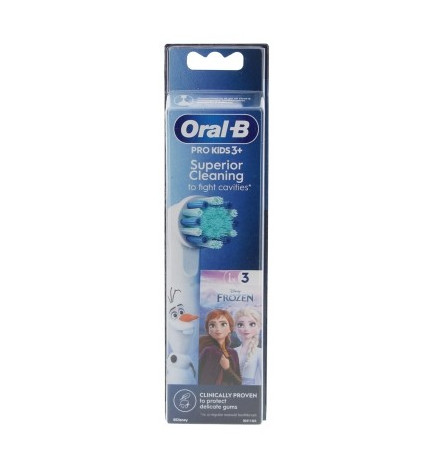 Oral-B – Pro Kids 3+ Brossettes de Rechange Modèle Reine des Neiges