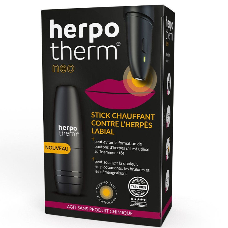 Arkopharma – Herpotherm Neo Stylo chauffant pour l’herpès labial, 1 stylo Arkopharma – Herpotherm Neo Stylo chauffant pour l’herpès labial, 1 stylo