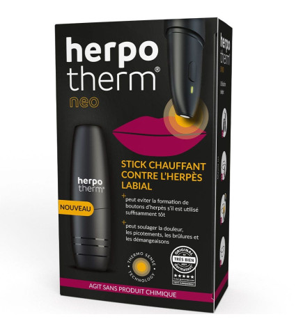 Herpotherm – Stylo chauffant Neo, soin herpès labial et boutons de fièvre