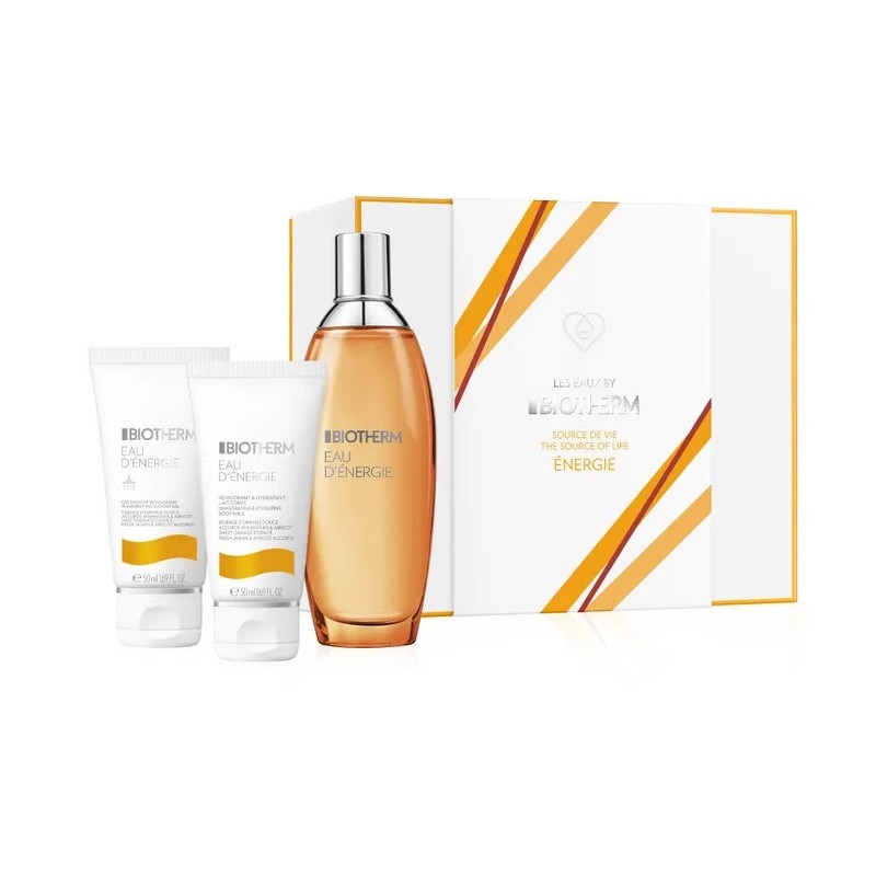 Biotherm – Coffret Eau De Toilette Femme 100 ml + Gel Douche 50 ml + Lait Corps 50 ml