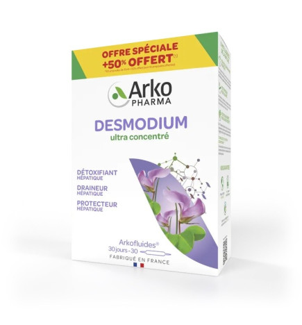 Arkofluides – Desmodium 2300 mg, 20 ampoules + 10 offertes