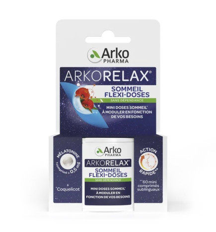 Arkorelax – Sommeil flexi-doses, 60 comprimés