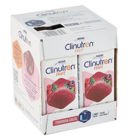 Clinutren – Fruit framboise cassis, 200 ml x4