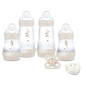 Mam – Coffret Naissance 4 Biberons + Sucette + Boîte Doseuse
