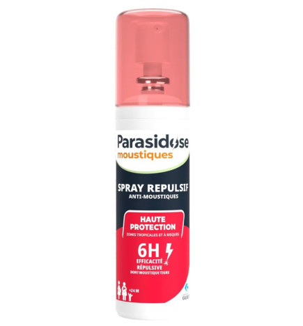 PARASIDOSE – Spray anti-moustiques zone tropicale et à risques, 100 ml