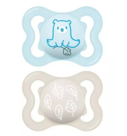 Mam – Sucettes Supreme 2-6 Mois, x2 Coloris Aléatoire