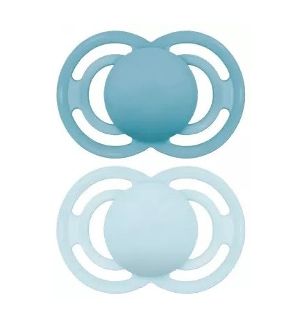 Mam – 2 Sucettes Perfect Tendance 18 Mois Et+, Couleur Bleu
