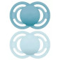Mam – 2 Sucettes Perfect Tendance 18 Mois Et+, Couleur Bleu