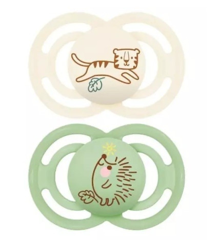 Mam – Sucettes Perfect 6+m, x2 Coloris Aléatoire