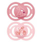 Mam – Sucettes Perfect 6+m, x2 Coloris Aléatoire