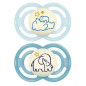 Mam – Sucettes Perfect Nuit 6+ Mois, x2 Coloris Aléatoire