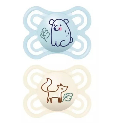 Mam – Sucettes Perfect 2-6 Mois, x2 Coloris Aléatoire