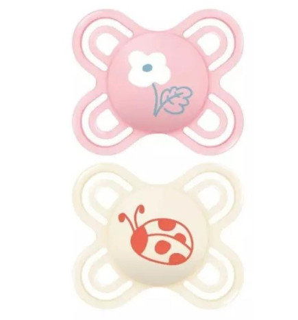 Mam – Sucettes Perfect Naissance 0-2 Mois, x2 Coloris Aléatoire