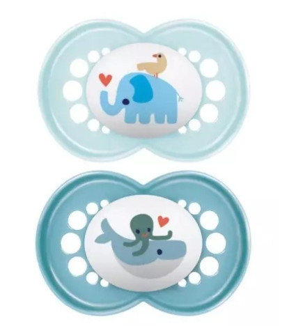 Mam – Sucettes Original 6+m, x2 Coloris Aléatoire