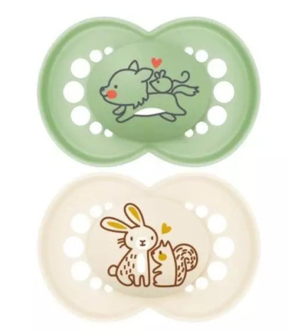 Mam – Sucettes Original 6+m, x2 Coloris Aléatoire