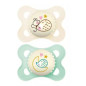 Mam – Sucettes Original Nuit 2-6 Mois, x2 Coloris Aléatoire